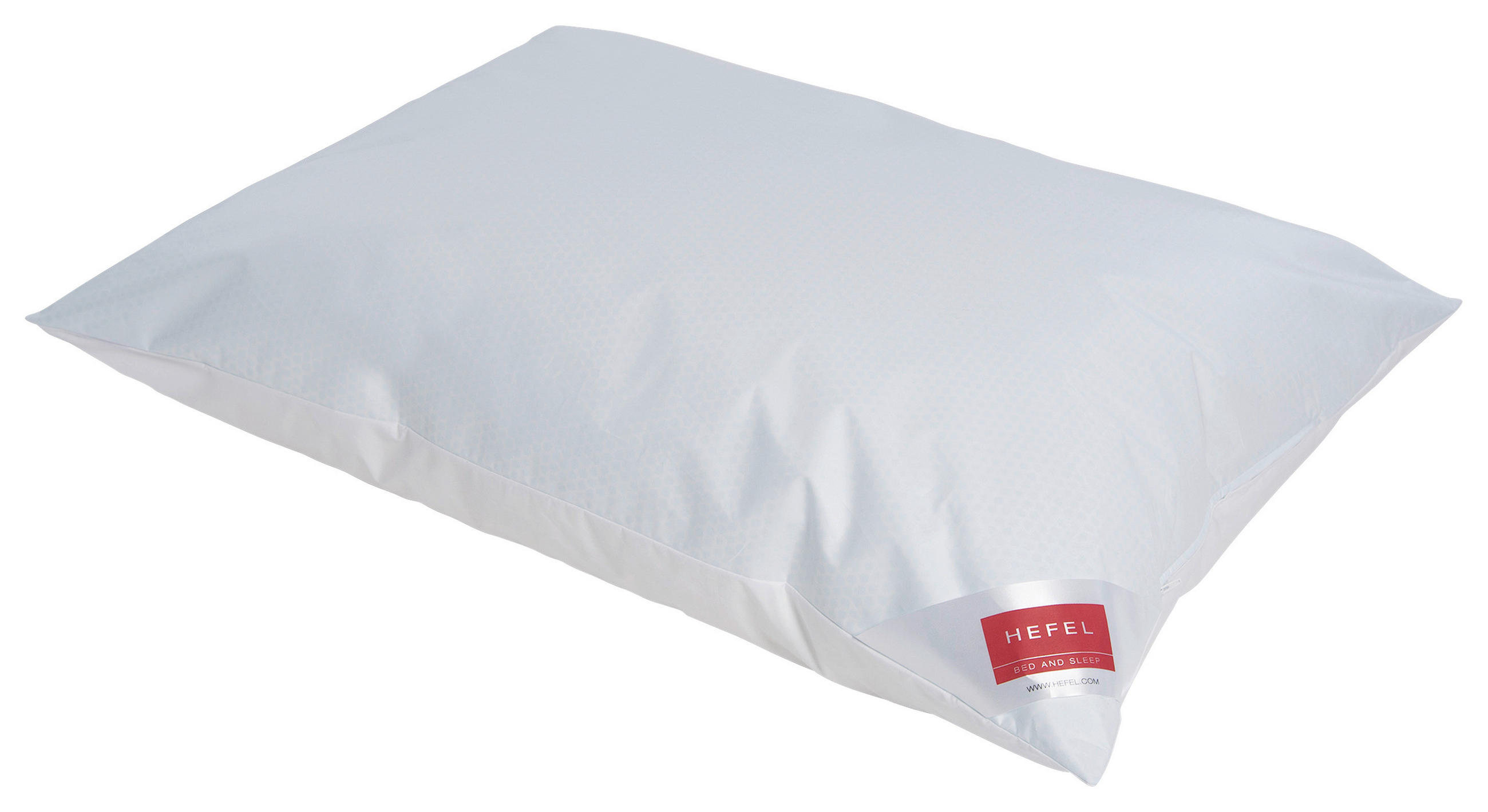 VANKÚŠ POD HLAVU, 40/80 cm - biela, Basics, prírodné materiály (40/80cm) - Hefel Textil
