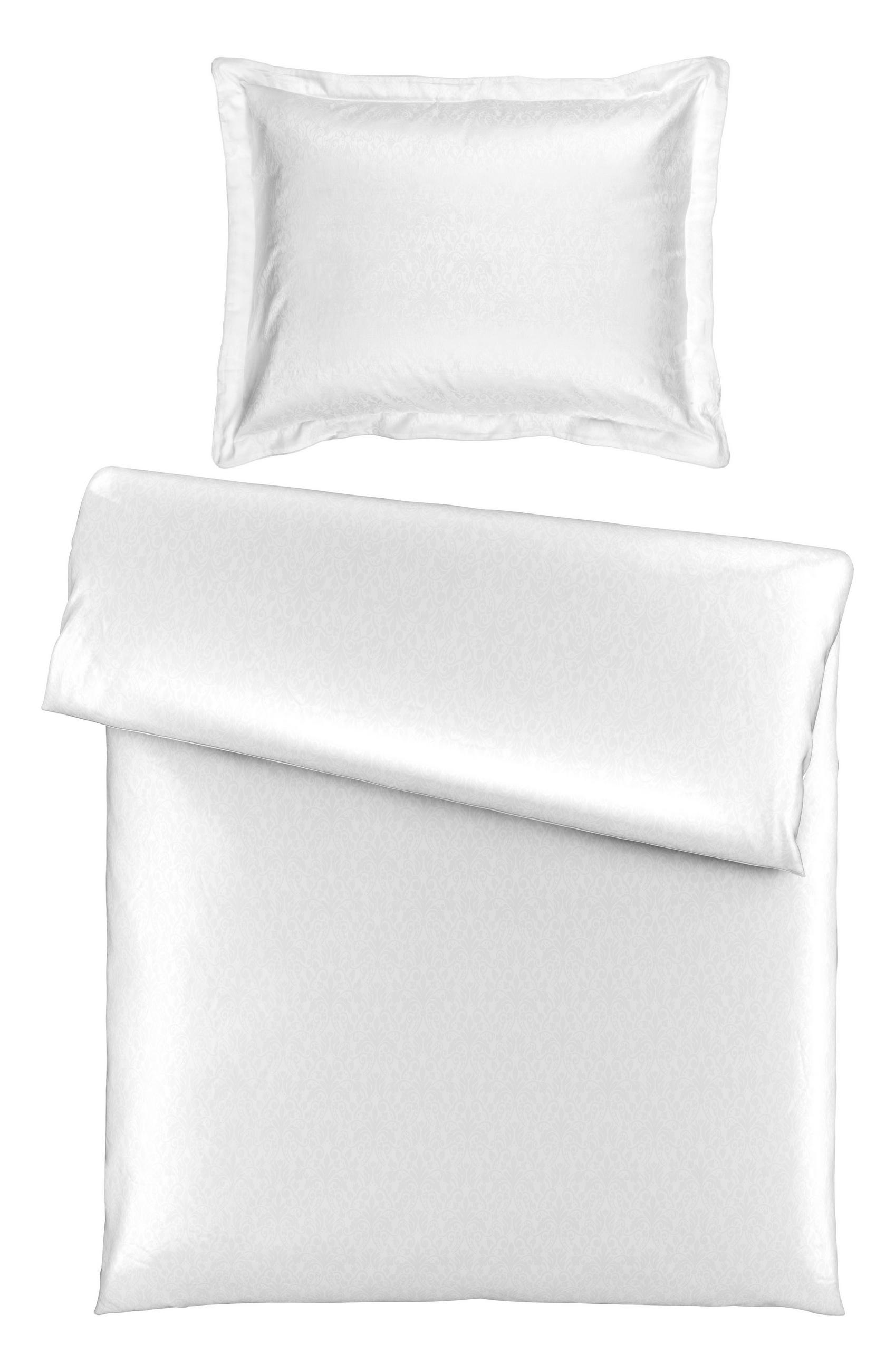 POSTELJNINA CLOUD 140/200 cm saten krem barve  - krem barve, Konvencionalno, tekstil (140/200cm) - Novel