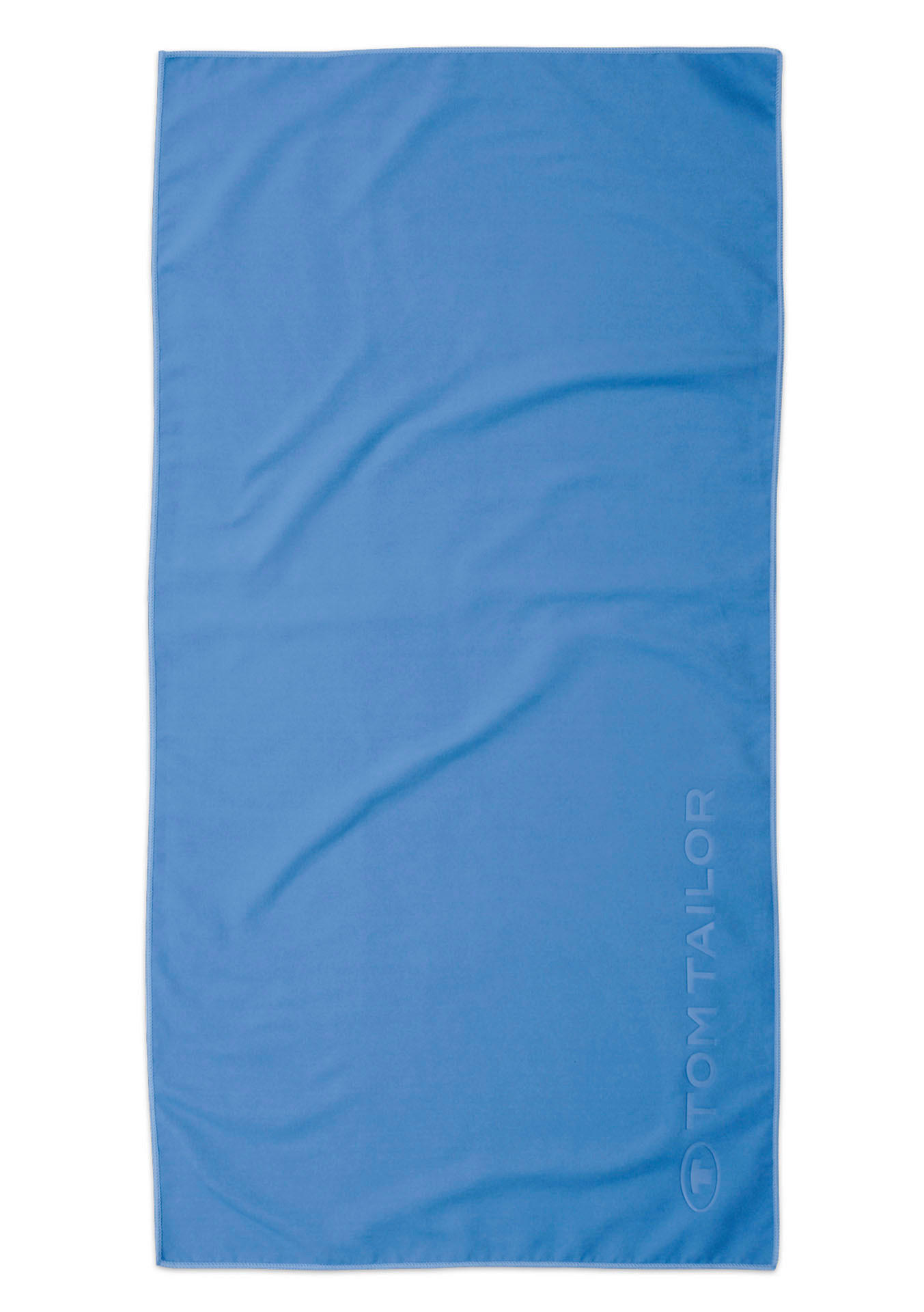SPORTHANDTUCH Blau  - Blau, Basics, Textil (50/100cm) - Tom Tailor