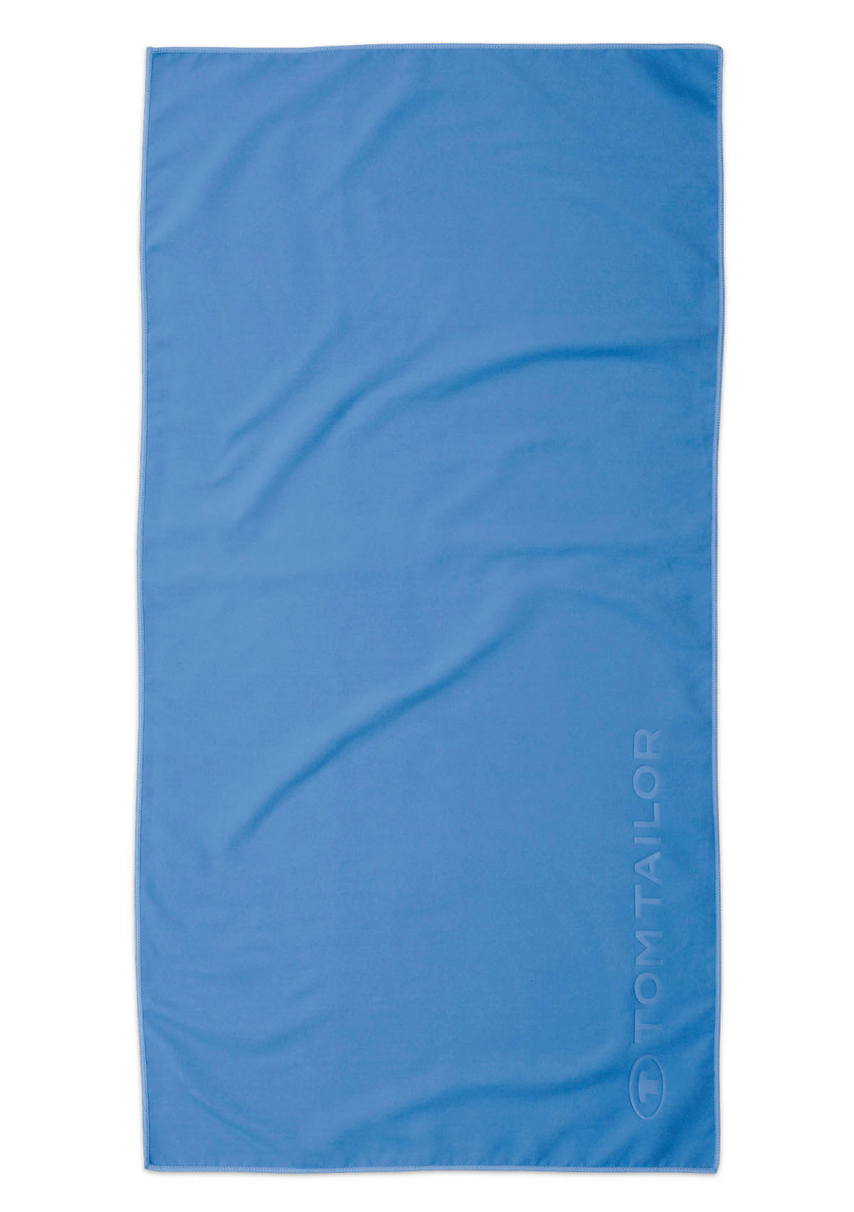 SPORTHANDTUCH Blau  - Blau, Basics, Textil (50/100cm) - Tom Tailor