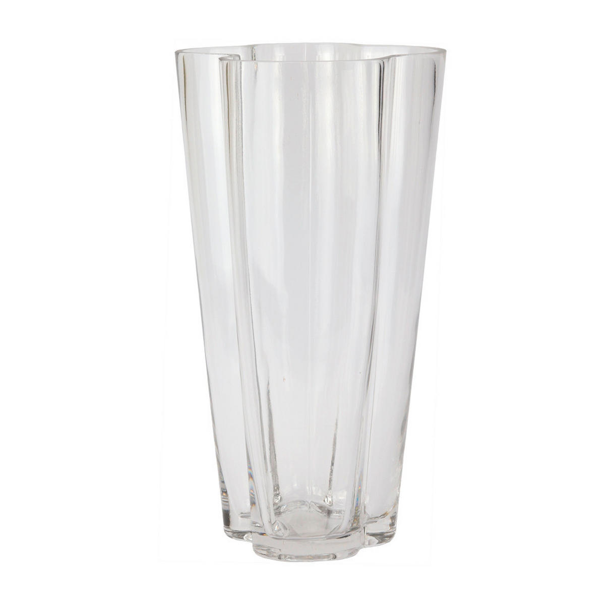 VÁZA, sklo, 25 cm - čiré, Basics, sklo (15/25/15cm)