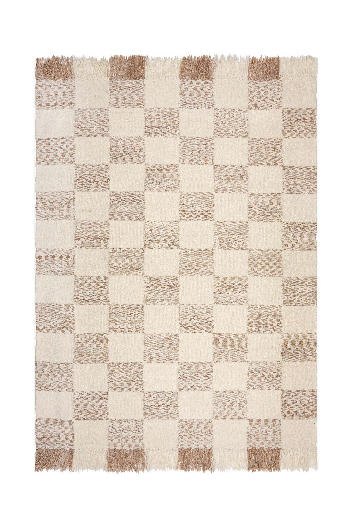 HANDWEBTEPPICH 160/230 cm Naturfarben, Beige  - Beige/Naturfarben, MODERN, Textil (160/230cm) - Xora