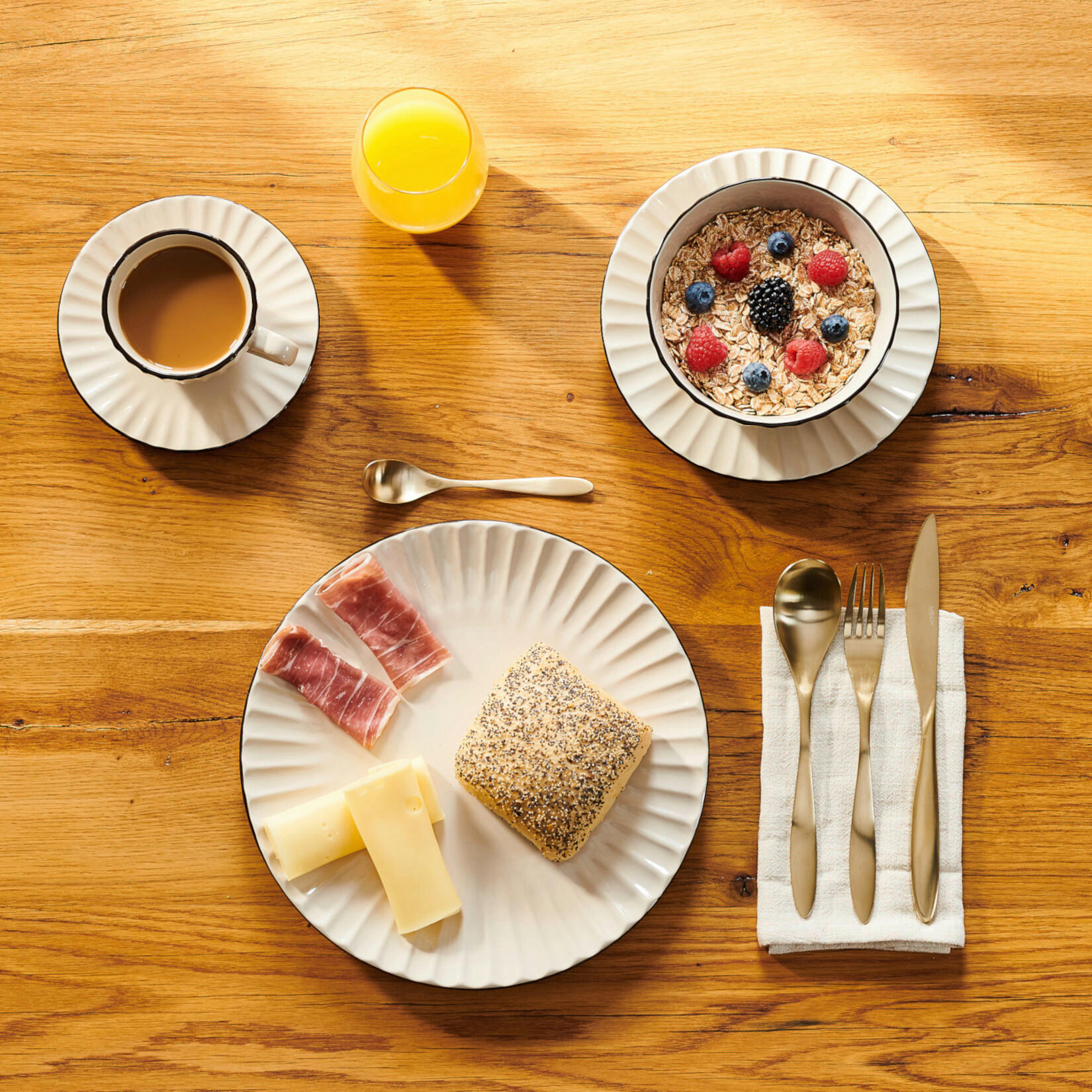 KAFFEESERVICE 18-teilig  - Hellbraun, Basics, Keramik - Mäser