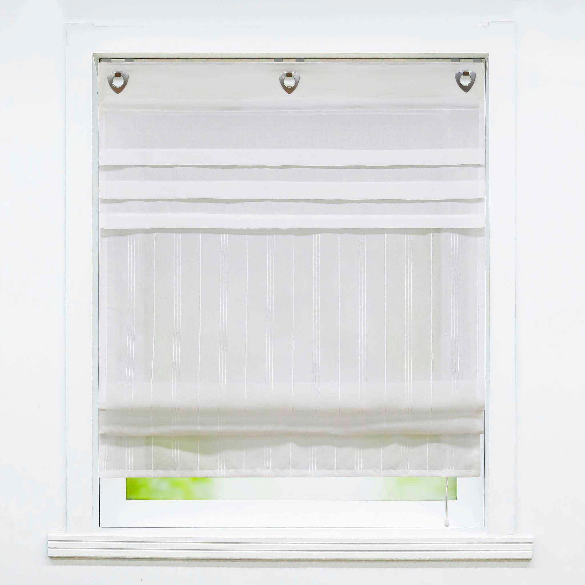 FALTROLLO  transparent  120/140 cm    - Weiß, Basics, Textil (120/140cm)