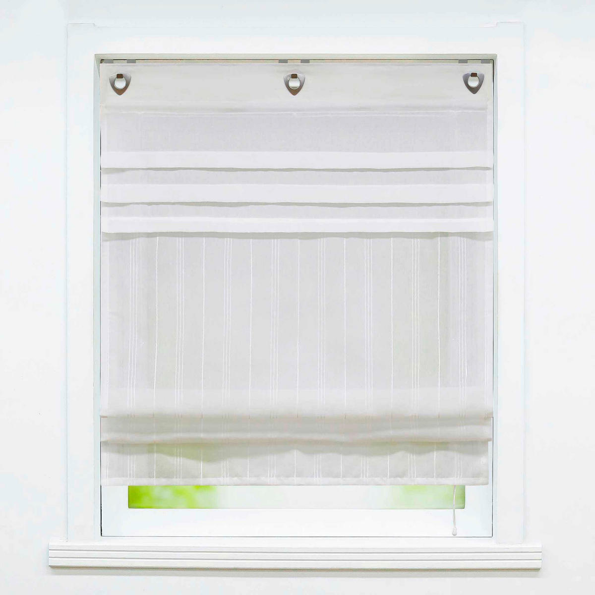 FALTROLLO  transparent  120/140 cm    - Weiß, Basics, Textil (120/140cm)