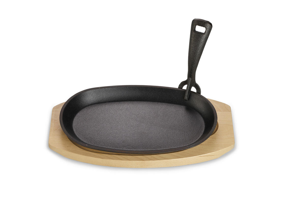 SADA PÁNVÍ, smalt, 4dílné - černá, Basics, kov (24/14/2cm) - Echtwerk