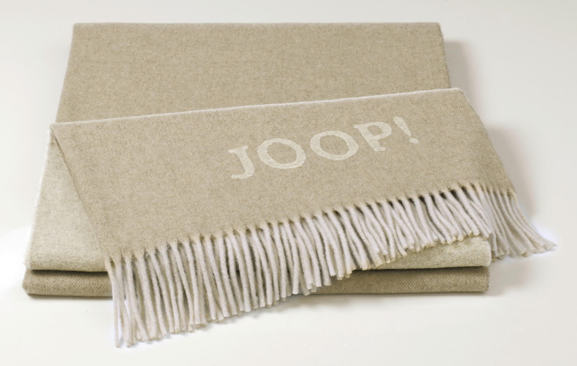 ĆEBE 130/180 cm  FINE-DOUBLEFACE  - bež, Konvencionalno, tekstil (130/180cm) - Joop!