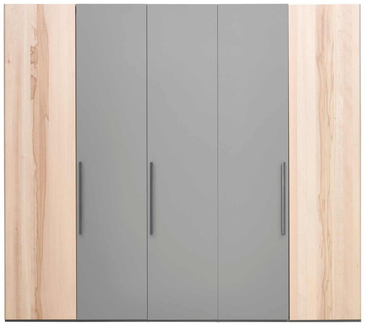 DREHTÜRENSCHRANK  in Buchefarben, Fango  - Fango/Titanfarben, Design, Holz/Holzwerkstoff (249,2/222,3/62cm) - Valdera