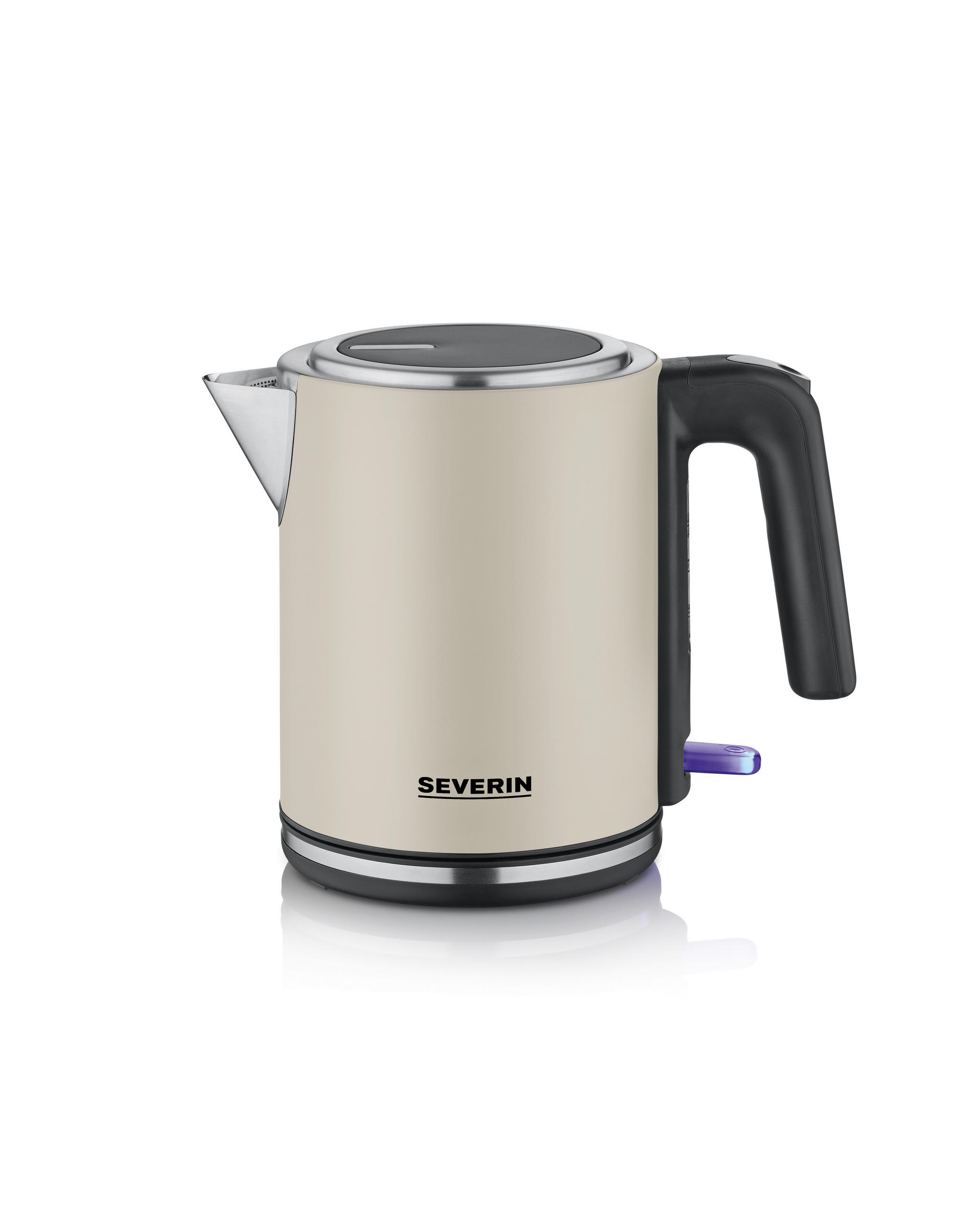 WASSERKOCHER  - Beige/Schwarz, Basics, Kunststoff/Metall (22,5/14,0/19,8cm) - Severin