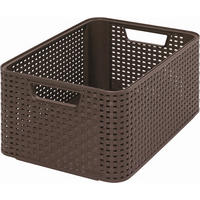 UNIVERZÁLNY KOŠÍK hnedá - hnedá, Basics, plast (28.5/29/17.2cm)
