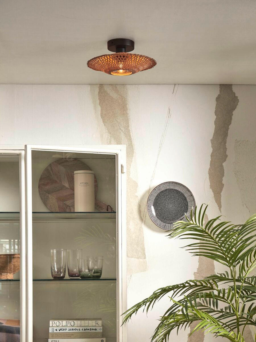 Thumbnail - Good & Mojo Deckenleuchte Good&Mojo,Natur, 8 cm, LED-Leuchtmittel austauschbar, Lampen & Leuchten, Innenbeleuchtung, Dec...