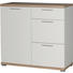 KOMMODE 96/88/40 cm - Eichefarben/Alufarben, Design, Holzwerkstoff/Kunststoff (96/88/40cm) - Carryhome KOMMODE 96/88/40 cm - Eichefarben/Alufarben, Design, Holzwerkstoff/Kunststoff (96/88/40cm) - Carryhome