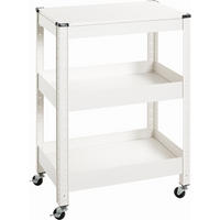 SERVÍROVACÍ VOZÍK, bílá, 50/32/75 cm - bílá, Design, kov (50/32/75cm)