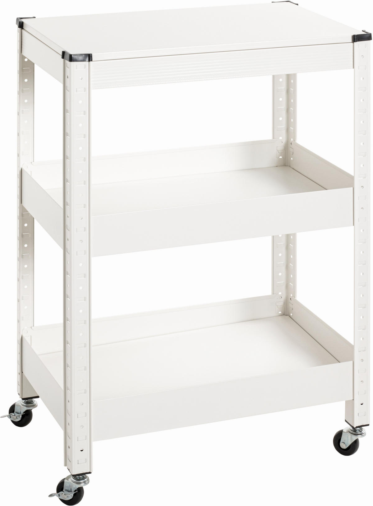 SERVÍROVACÍ VOZÍK, bílá, 50/32/75 cm - bílá, Design, kov (50/32/75cm)
