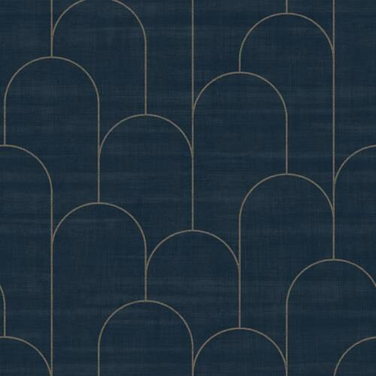 VLIESTAPETE  - Blau/Grün, Basics, Papier/Kunststoff (52/1005cm) - Xora