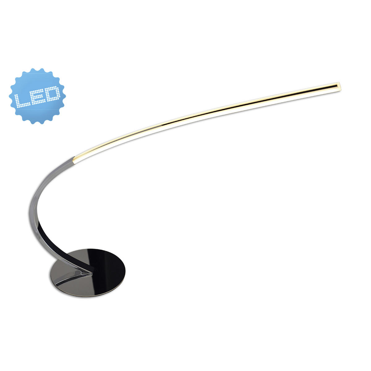 LED-TISCHLEUCHTE   - Chromfarben, LIFESTYLE, Metall (16/60cm) - Näve