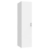 MEHRZWECKSCHRANK 45/185/54 cm  in Weiß  - Alufarben/Weiß, KONVENTIONELL, Holzwerkstoff/Kunststoff (45/185/54cm) - Xora