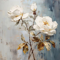 LEINWANDBILD Blumen 30/30 cm  - Multicolor, Basics, Holz/Papier (30/30cm) - Euroart