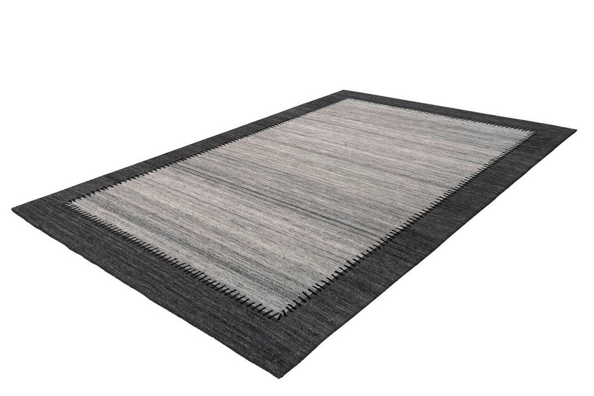 FLACHWEBETEPPICH 200/290 cm Phoenix 310 Grau / Anthrazit Anthrazit, Grau  - Anthrazit/Grau, KONVENTIONELL, Textil (200/290cm)