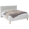 POLSTERBETT 160/200 cm  in Beige  - Eichefarben/Beige, Design, Holz/Textil (160/200cm) - Xora