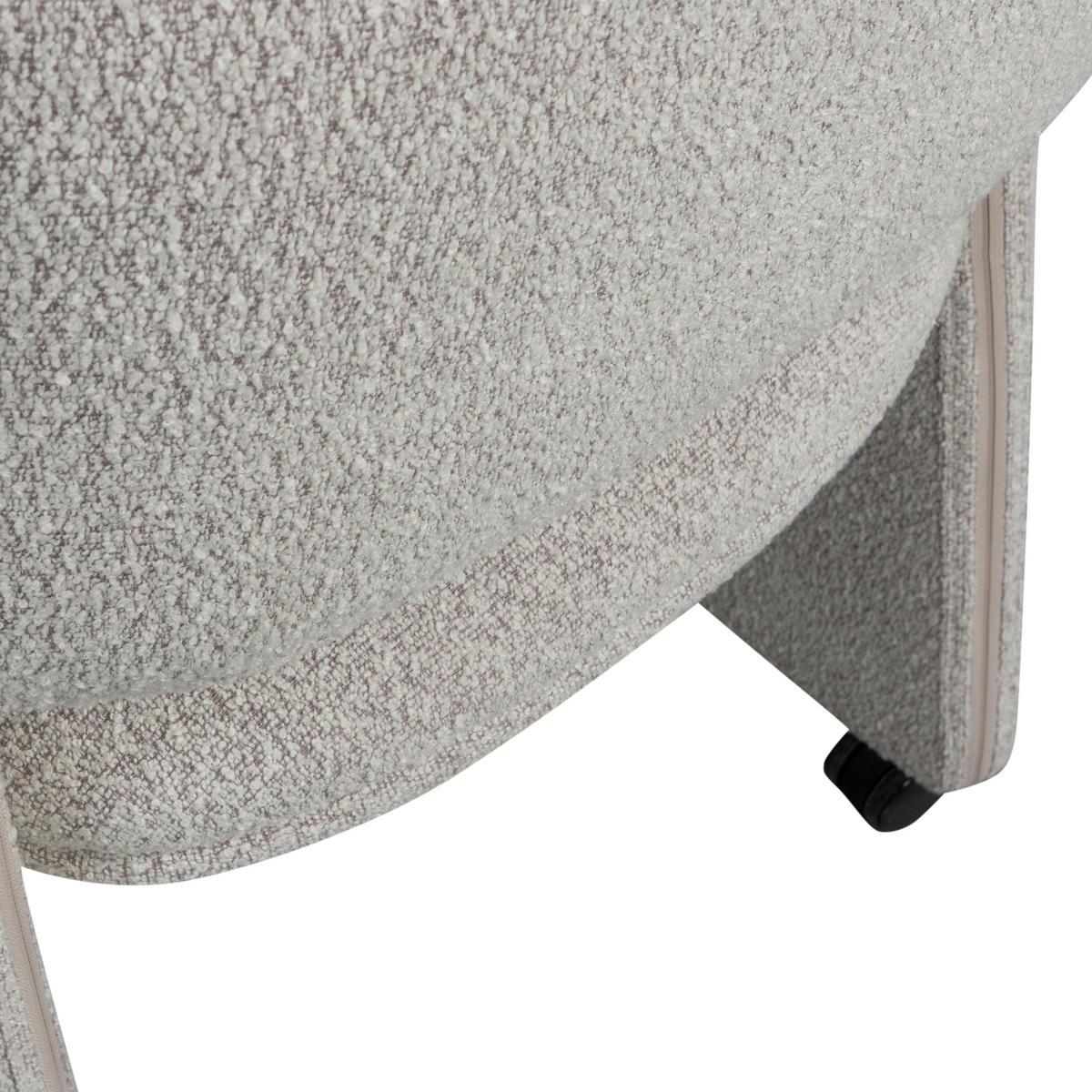 ARMLEHNSTUHL   Bouclé  - Greige, MODERN, Kunststoff/Textil (59/79/58cm) - Livetastic