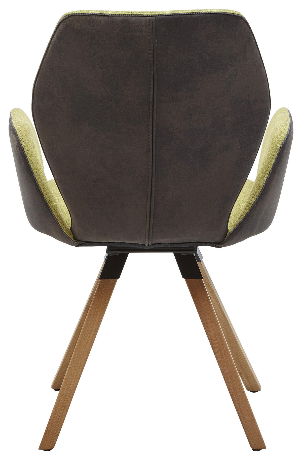 ARMLEHNSTUHL  in Mikrofaser  - Wildeiche/Anthrazit, Design, Holz/Textil (62/91/59cm) - Valnatura