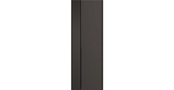 GARDEROBENSCHRANK 58/165/34 cm - Anthrazit/Schwarz, Design, Glas/Holzwerkstoff (58/165/34cm) - Dieter Knoll