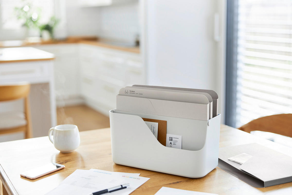 MAGAZINBOX 16,2/29,5/35,5 cm  - Weiß, KONVENTIONELL, Kunststoff (16,2/29,5/35,5cm) - Rotho