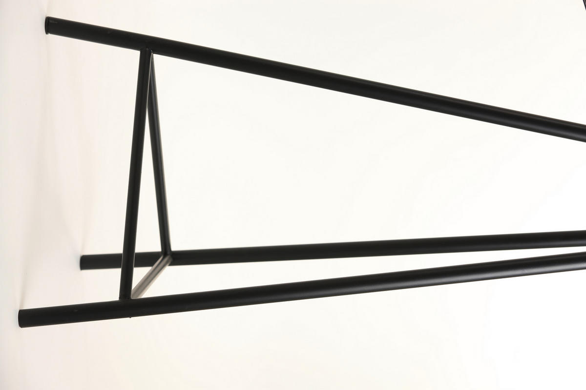 STEHLEUCHTE Adeta 37/37/135 cm   - Schwarz, Design, Kunststoff/Metall (37/37/135cm) - Light & Living