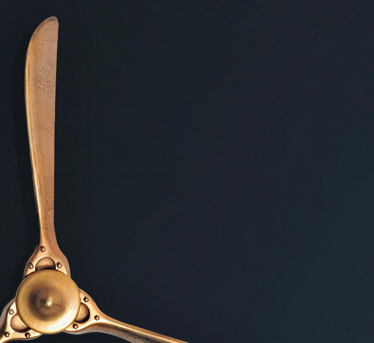 WANDDEKO  - Goldfarben, Design, Metall (85/85/10cm) - Livetastic