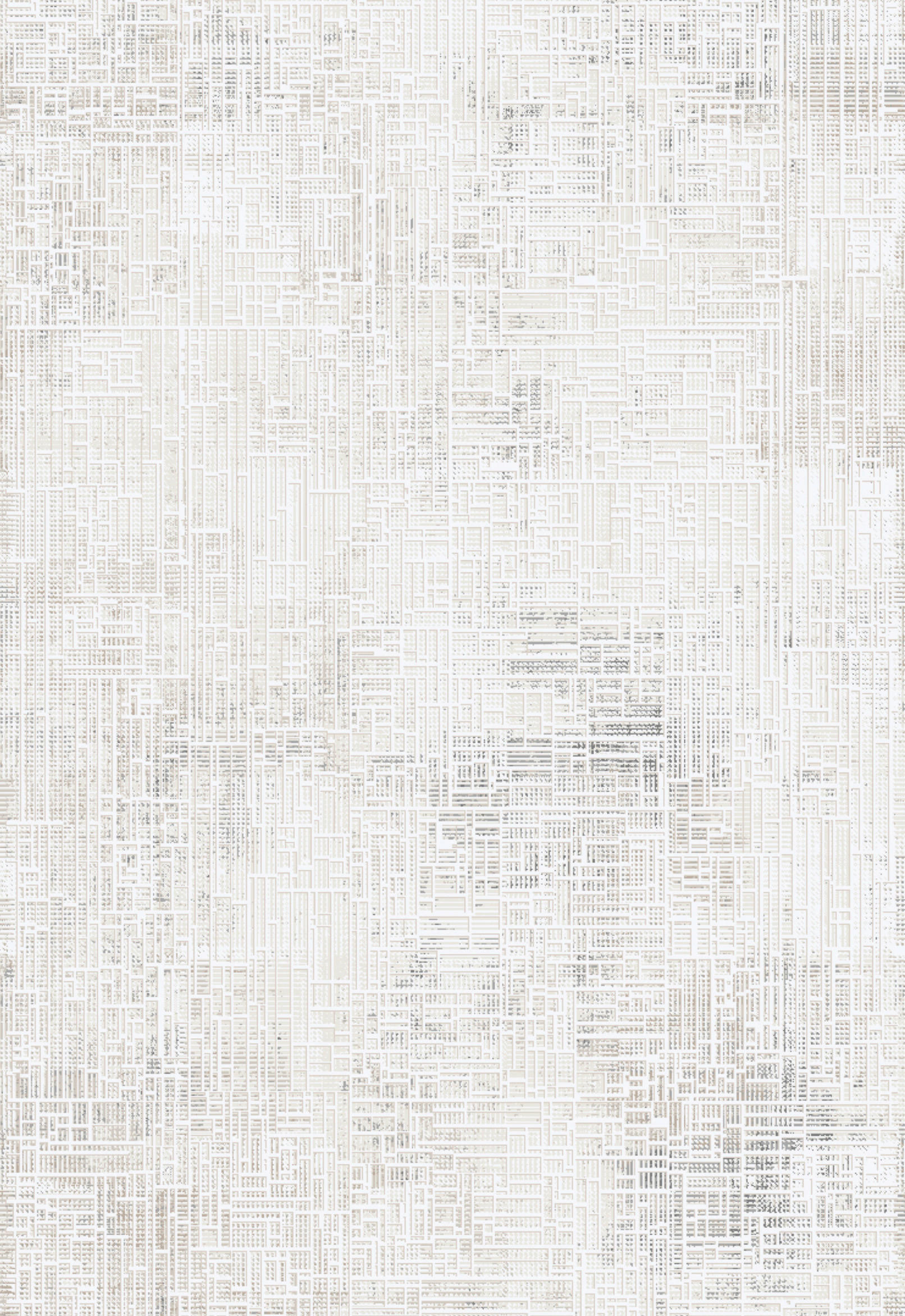 TKANÝ KOBEREC, 200/290 cm, bílá - bílá, Design, textil (200/290cm) - Dieter Knoll