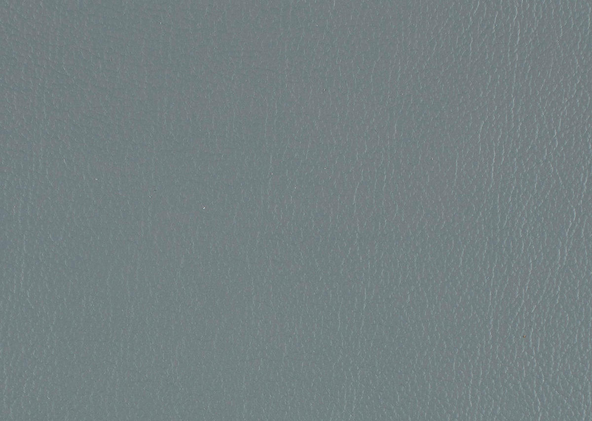 ECKSOFA  in Echtleder Blaugrau  235/248 cm  - Blaugrau/Alufarben, Design, Leder/Metall (235/248cm) - Beldomo Premium