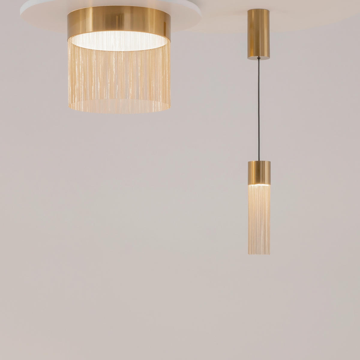 PENDELLEUCHTE Imaginary 8/132 cm  - Goldfarben, Design, Metall (8/132cm) - MAYTONI