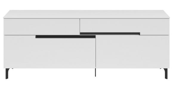 LOWBOARD 171/65/42 cm  - Schwarz/Weiß, Design, Holzwerkstoff/Metall (171/65/42cm) - Xora