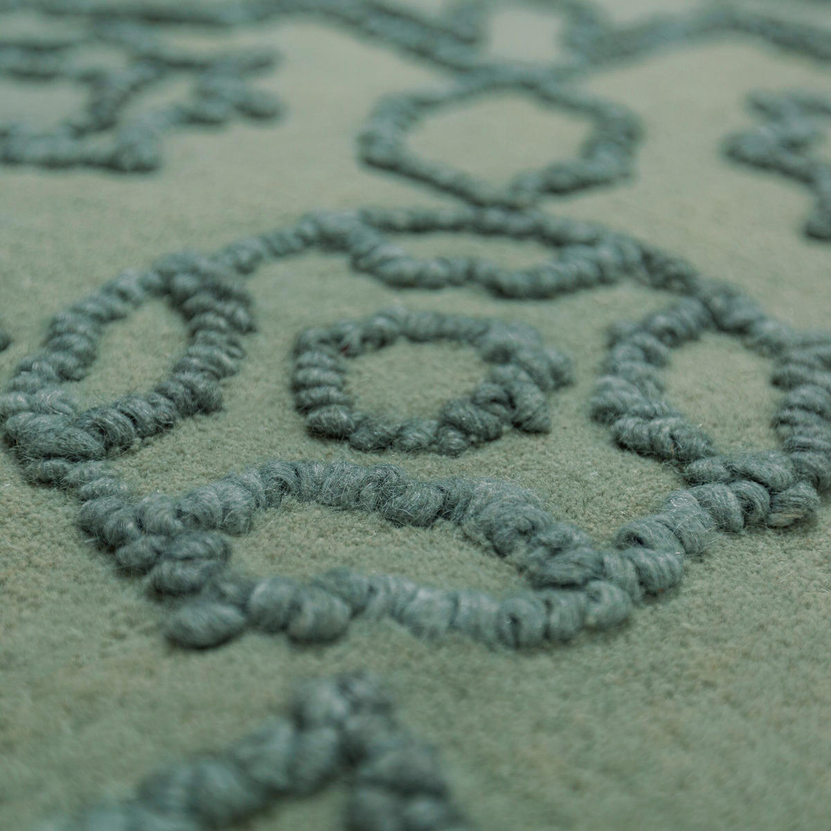 WOLLTEPPICH 140/200 cm Pastellblau  - Pastellblau, Basics, Textil (140/200cm) - Flair Rugs