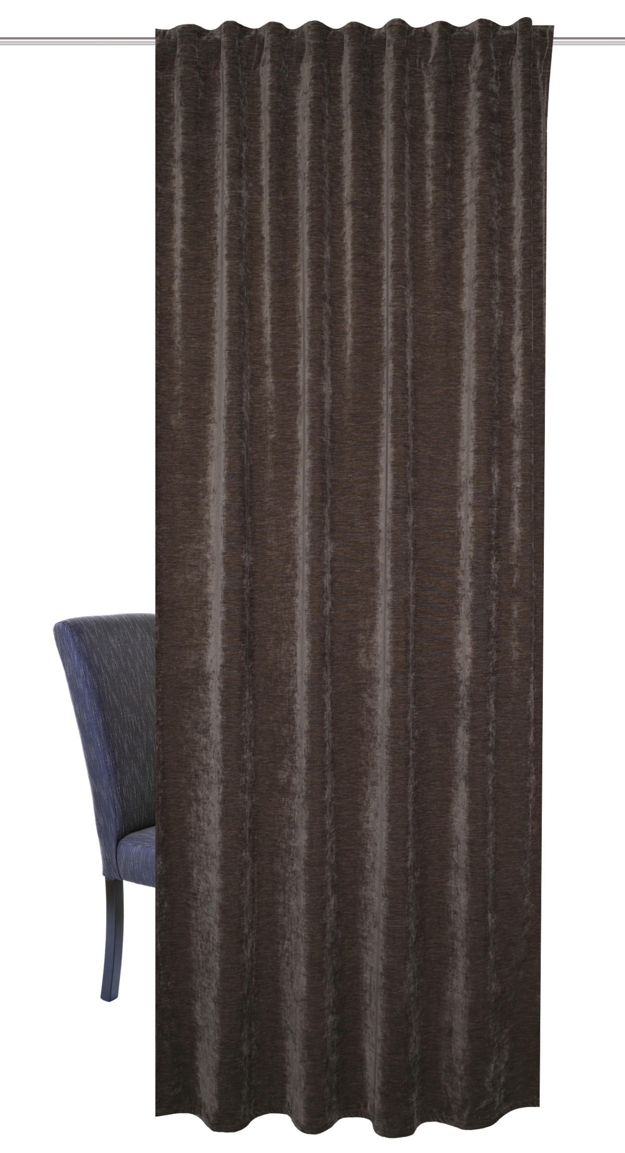 FERTIGVORHANG  blickdicht  135/265 cm   - Anthrazit, Basics, Textil (135/265cm)