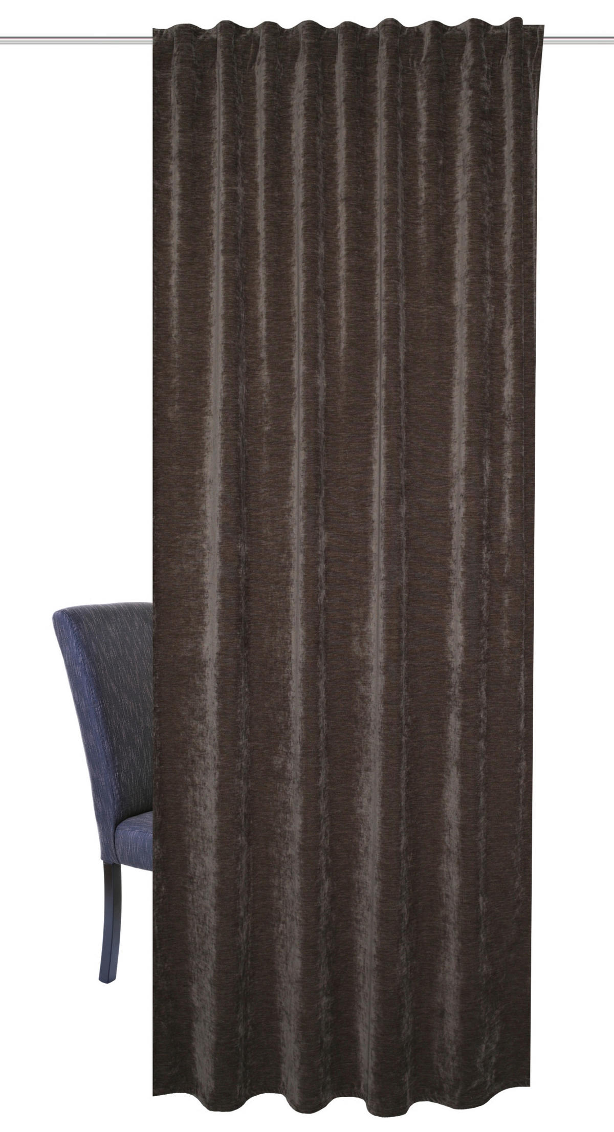 FERTIGVORHANG  blickdicht  135/245 cm   - Anthrazit, Basics, Textil (135/245cm)