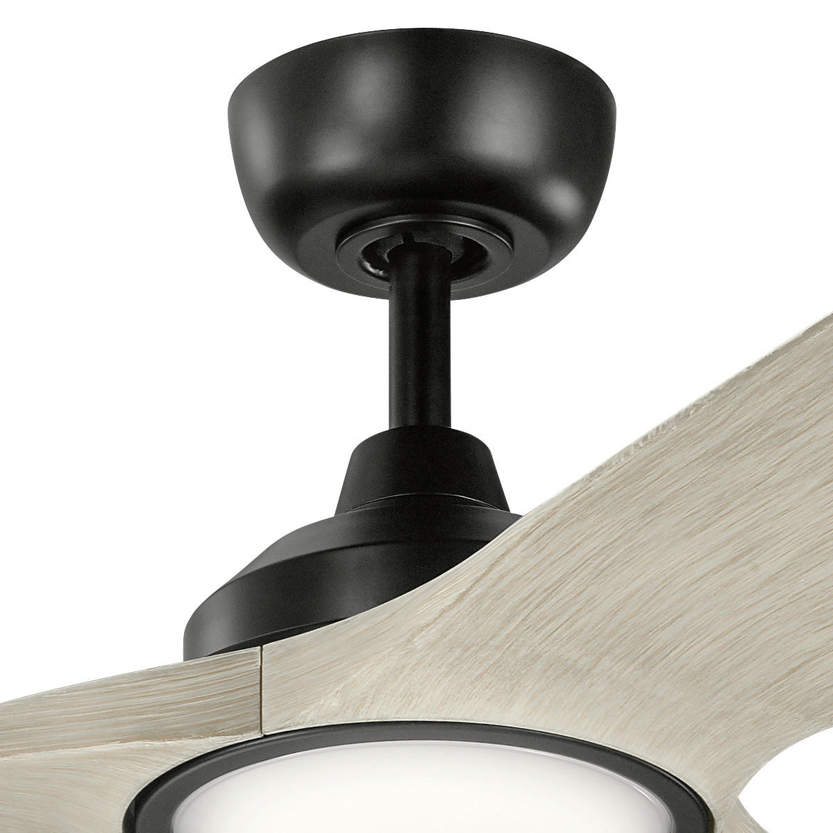 TAKFLÄKT Elstead Imari 165/37 cm  - vit/svart, Design, metall/plast (165/37cm) - Elstead Lighting