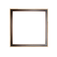 LED-DECKENLEUCHTE Solstar 39/39/9 cm   - Buchefarben/Schwarz, Natur, Holz/Kunststoff (39/39/9cm)