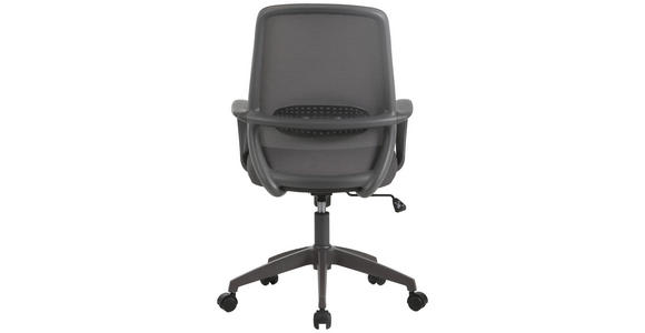 DREHSTUHL  in Netzbespannung, Webstoff Grau  - Grau, Basics, Kunststoff/Textil (58/96/104/62cm) - Xora