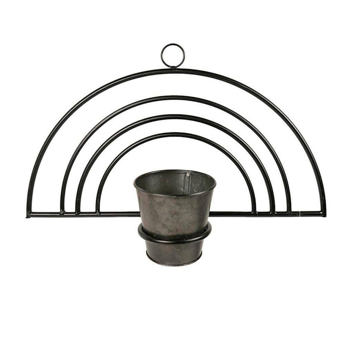 TEGLA ZA CVIJEĆE  metal  - crna, Basics, metal (52/15/38,.5cm)