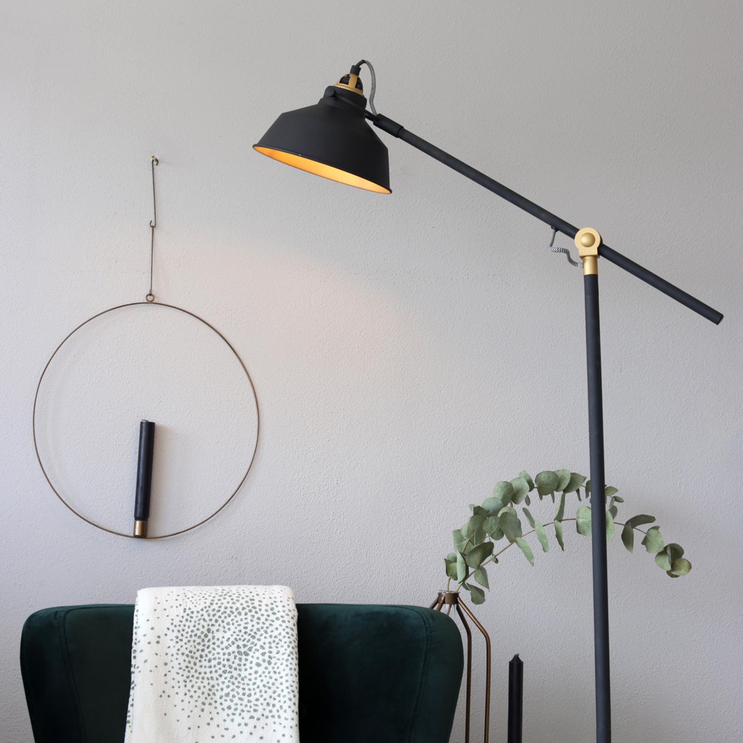STEHLEUCHTE  28/130/65 cm   - Schwarz/Grau, Trend, Metall (28/130/65cm)