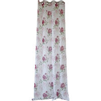 ÖSENSCHAL DIGITAL BEDRUCKT halbtransparent 140/245 cm   - Hellrosa/Naturfarben, Natur, Textil (140/245cm)