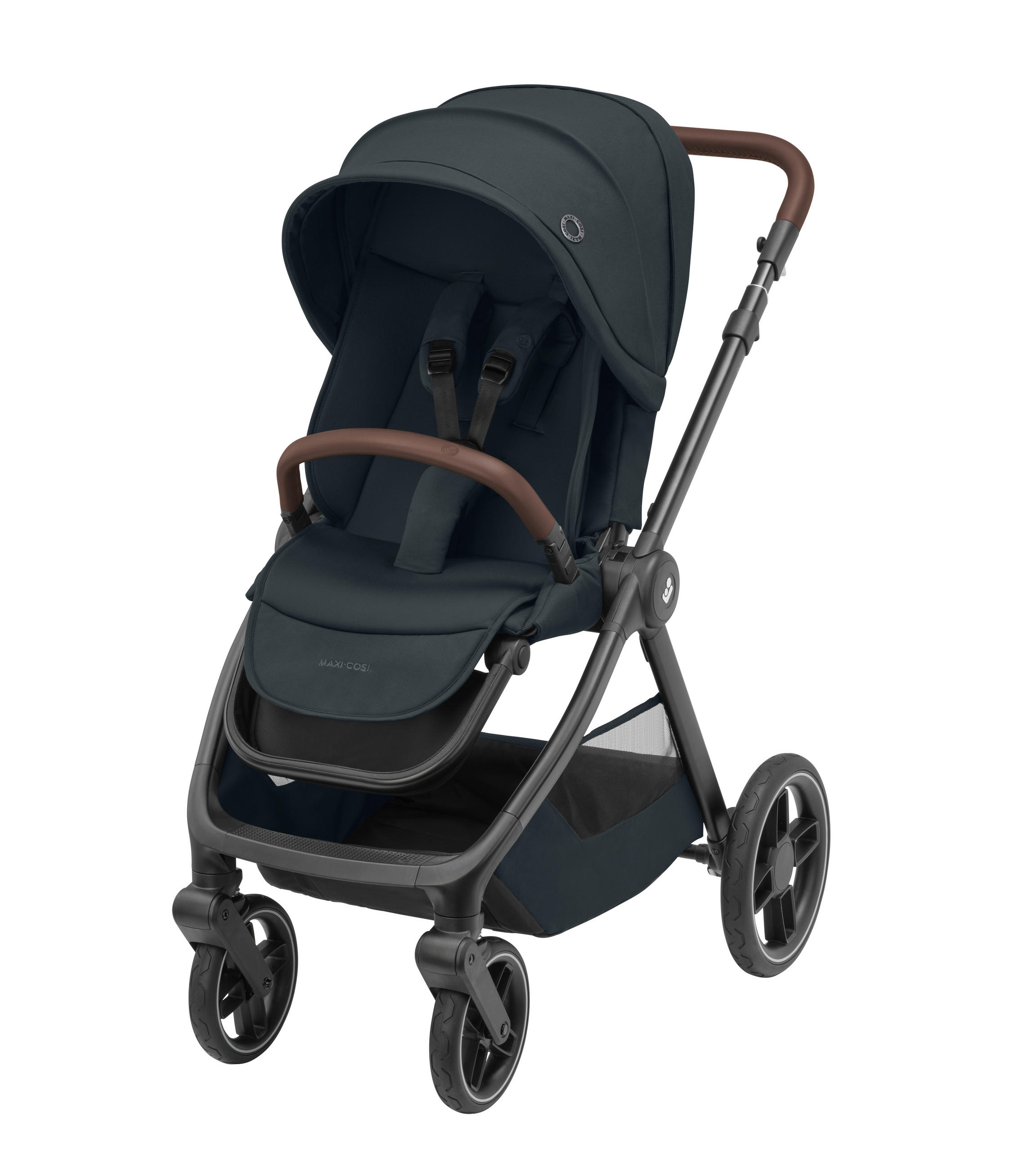 BARNVAGN Oxford  - mörkgrå/svart, Basics, metall/textil (58/110/95,5cm) - Maxi Cosi Pro