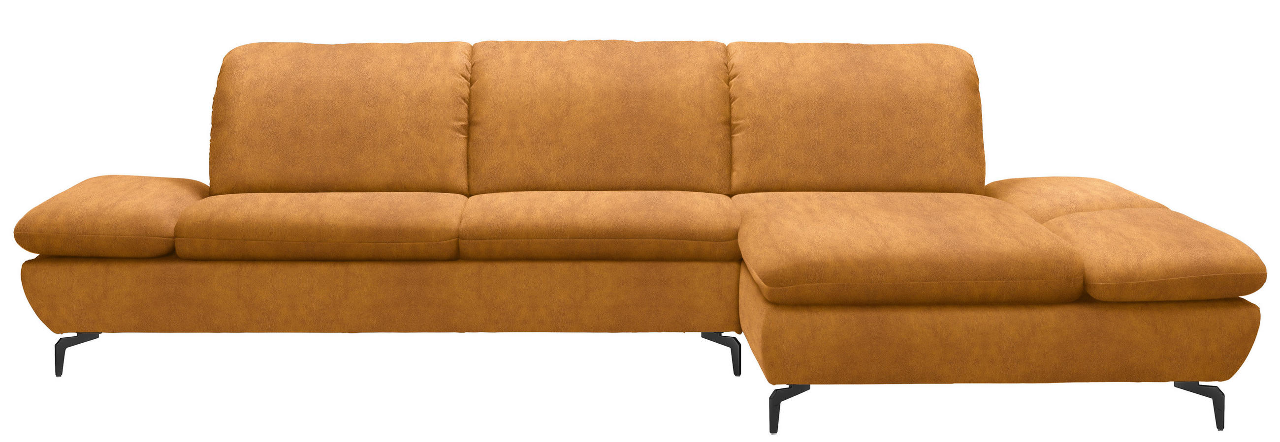 ROHOVÁ SEDACIA SÚPRAVA, textil, kari žltá - čierna/kari žltá, Design, kov/textil (315/200cm) - Chilliano