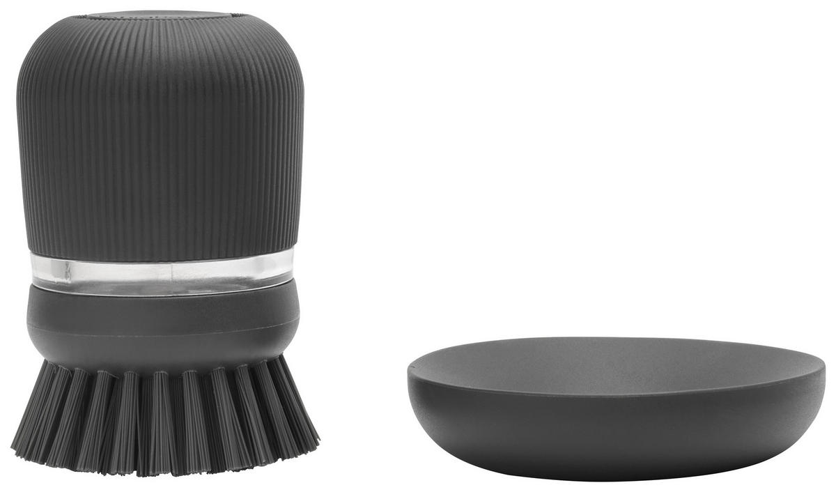 ŠČETKA ZA POMIVANJE - temno siva, Design, umetna masa (8,5/10,5/8,5cm) - Brabantia