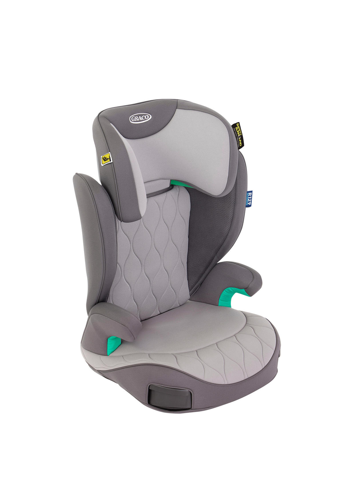 KINDERAUTOSITZ Affix R129  - Hellgrau/Grau, Basics, Kunststoff/Textil (39/46,3/64,5-85,5cm) - Graco
