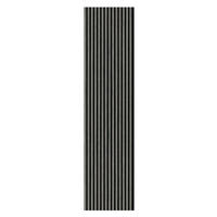 AKUSTIKPANEEL Silbergrau furniert 57.25/1.9/240 cm  - Grau, KONVENTIONELL, Holzwerkstoff/Textil (57.25/1.9/240cm)