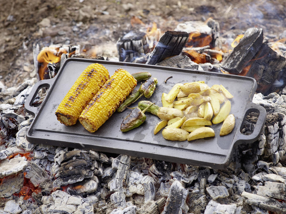GRILLZUBEHÖR - Schwarz, Trend, Metall (50,5 /23/1,5cm) - Echtwerk