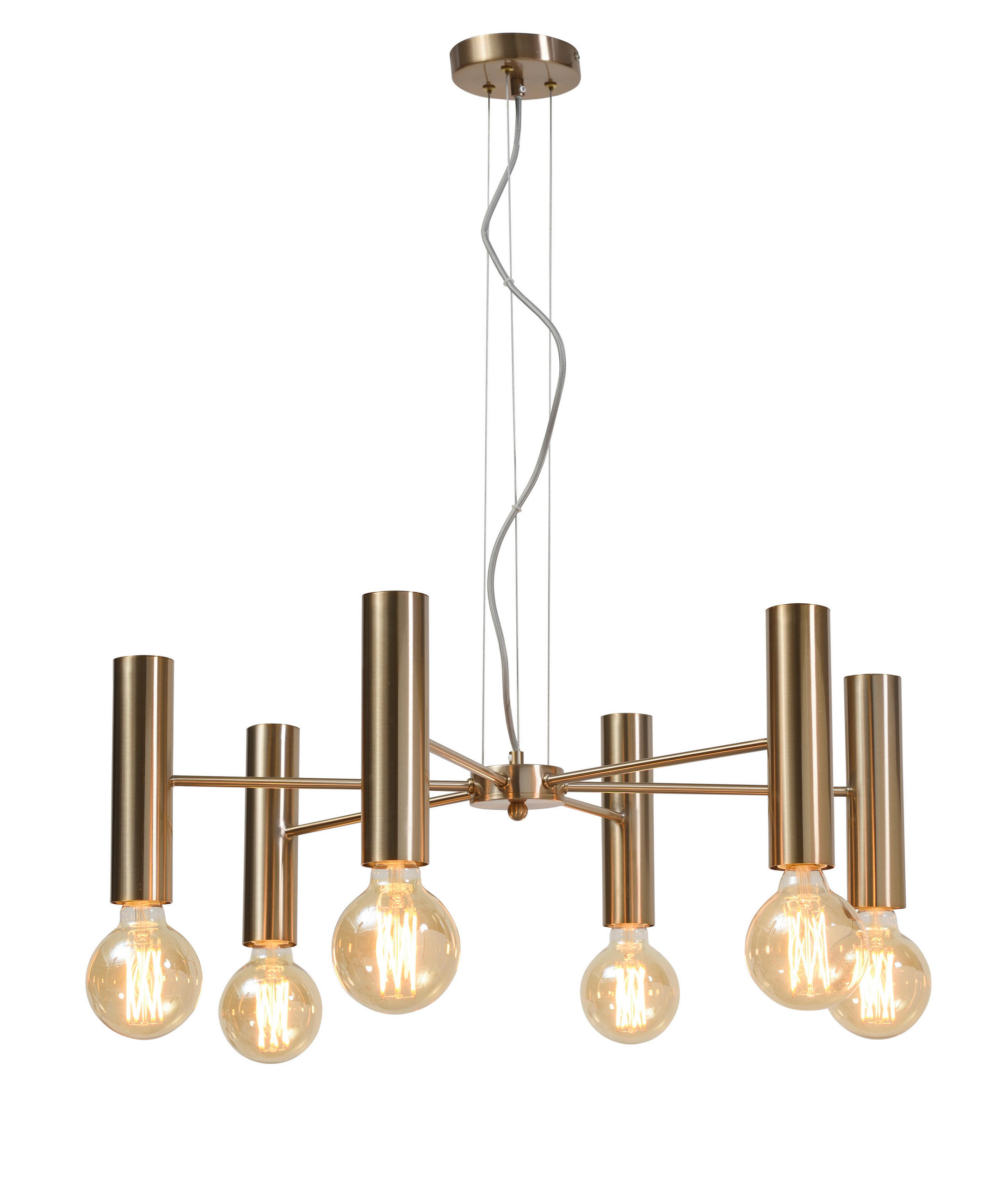 KRONLEUCHTER 68,5/20/68,5 cm - Goldfarben, Design, Metall (68,5/20/68,5cm) - It's about Romi